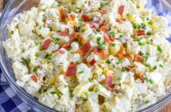 Bacon Ranch Potato Salad – Barefeet within the Kitchen